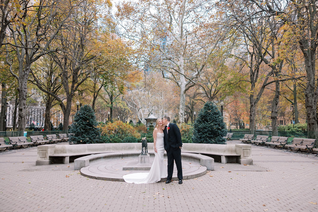 Rittenhouse Square wedding portraits, Philadelphia